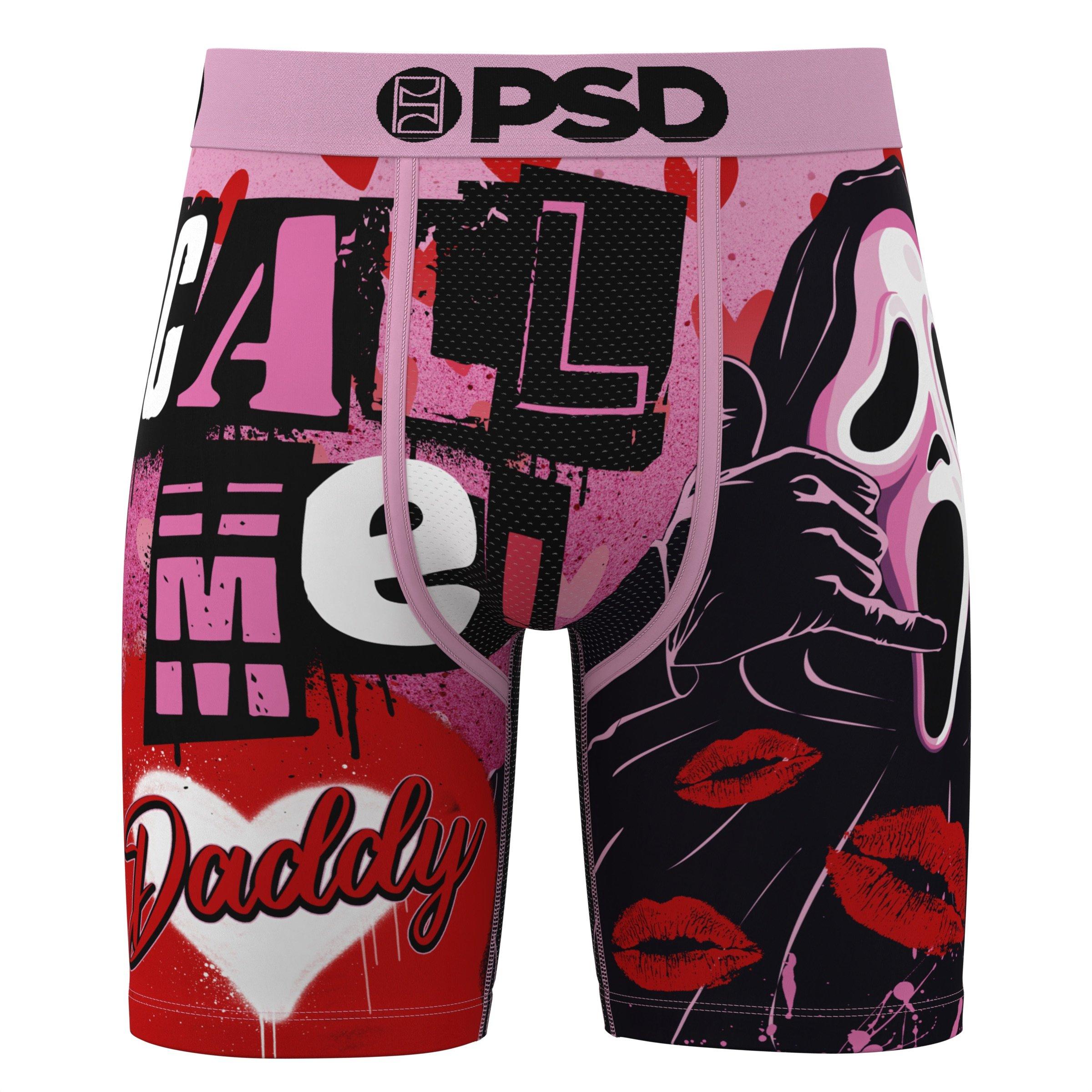PSD Men's Ghostface Body Count Underwear - Pink/Black - PINK/BLACK